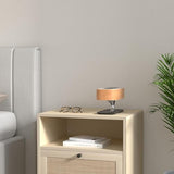 AMPULLA Masdio by Ampulla Bedside Lamp with Bluetooth Speaker and Wireless Charger, Table Lamp Desk Lamp