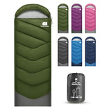 TANSTRIDER Sleeping Bags for Adults Teens, 3 Season Lightweight Camping Sleeping Bag, Compact Waterproof Backpacking Gear for Men Women, Warm Weather Hiking Travel, Compression Sack, 86.6x31.5, 3lb