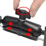 UAYESOK 2-in-1 Handheld Radios Bracket Clip Mount & Walkie Talkie Speaker Mic Holder (Screw Hole+3M Adhesive Back Installation)