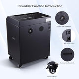 P-5 High Security Paper Shredder, 15-Sheet Micro Cut, 120-min Runtime