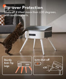 HomeRunPet Pet-Safe Space Heater with Heated Cat Bed - 2-in-1 Ceramic Heater for Room & Pets, 1300W Fast Heat, Energy Saving