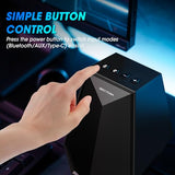 Computer Gaming Speakers for Desktop PC - 30W Powered Monitor Speakers with Bluetooth/AUX/Type-C Connections