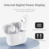 Wireless Earbuds, Bluetooth 5.3 Headphones in Ear with 4 ENC Noise Cancelling Mic, HiFi Stereo Deep Bass Wireless Earphones, White xinwld