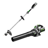 EGO POWER+ Combo, Cordless Trimmer and Blower, 15" Trimmer for Weeds and Grass with Rapid Reload and Cordless Electric 530 CFM Blower