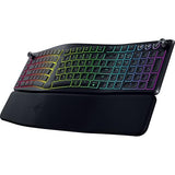 Razer Pro Type Ergo Wireless Split Ergonomic RGB Keyboard: Adjustable Tilt, Wrist Rest, Natural Typing