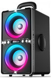 YIER Bluetooth Speaker, 200W Peak Loud Stereo with Big Bass, 20H Playtime, TWS, Fast Charging, Portable Handle, Wireless Large Boombox Bocina with LED Light for Party Outdoor Backyard Camping