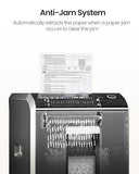 Locksworth-200-sheet Micro-Cut Paper Shredder, P-5 High Security Shredders for Home Office Heavy Duty, Document Shredder, Home Office Heavy Duty Shredder, 8.5 Gallon Capacity