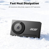 4K Webcam for PC/Mac with All-Metal Unibody Sculpted, Sony 1/2" Sensor, PDAF, 2 Noise Reduction Mics, Privacy Cover, Lightweight