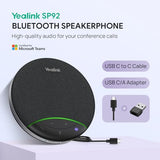 Yealink SP92 USB Speakerphone Bluetooth Conference Speakers and Microphone Teams Certified Full-Duplex Noise Reduction 360°