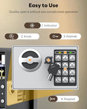 70 Position Key Cabinet with Combination & Key Lock Wall Mounted Security Keys Safe Key