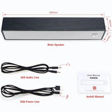 3.5mm Aux Connection, USB Powered PC Speakers for Desktop Monitor, Laptop, Tablets