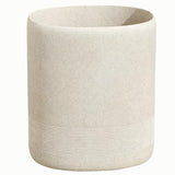 Haocoott Bathroom Trash Can, 1.6 Gallon Small Trash Can Cabinet, Simple Stone