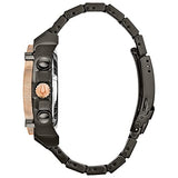 Bulova Men’s High Precisionist Quartz Icon Grey IP and Rose Gold Watch