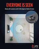4K Video Conference System - Camera, Mic, and Speaker Bar for Small Rooms - Presenter Tracking, NoiseBlockAI, Framing