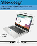 HP Chromebook 14 Laptop, Intel Celeron N4120, 4 GB RAM, 64 GB eMMC, 14" HD Display, Chrome OS, Thin Design
