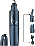 GIENEX Nose and Ear Hair Trimmer, Professional Painless USB Rechargeable Nose Hair Trimmer for Men and Women, Waterproof for Easy Cleansing Dual Edge Blades Electric Nose Trimmer Clippers