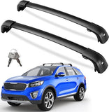 KINGGERI 300lbs Lockable Roof Rack Cross Bars Compatible with KIA Sorento 2016 2017 2018 2019 2020 with Flush Side Rails, Heavy Duty Aluminum Roof Rails Crossbars Rooftop Cargo Carrier Luggage