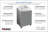 Dahle 40434 Paper Shredder, P-7 Super Micro Cut, NSA/CSS 02-01 For Top-Secret Documents