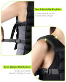 Water-Filled Weighted Vest for Women and Men, 12lb/16lb/20lb, Weight Removable 1-23lb Workout Vest Washable, Adjustable Comfortable Fit, Odor-Free