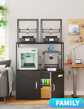 VCGGAIP 3D Printer Stand Multiple Printers Filament Storage