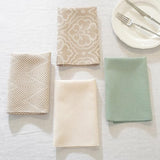 UWWGKK 17x17 Green Icelandic Napkins Set of 24 Washable Bulk Restaurant