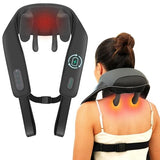 Snailax Cordless Neck Massager with Heat for Pain Relief Deep Tissue, 4D Kneading, Mothers Day Gifts, Rechargeable Shiatsu Back Neck Massager for Neck, Shoulders Back