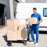 3 in1 Heavy Duty Convertible Hand Truck Dolly Cart, Folding Trolley Cart with Wheels