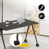 IEDZBEQ Conference Room Table,Conference Table with Wheels,Foldable Meeting Tables for 2-16 Persons