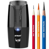 Rechargeable Long Point Pencil Sharpener for Artist, Fast Sharpen & Auto Stop, 8-17mm Long Point