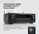 Denon AVR-X1700H 7.2 Channel AV Receiver - 80W/Channel