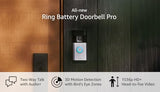 Battery Doorbell Pro (newest model), Two-Way Talk with Audio+, 3D Motion Detection, and 1536p HD+ Head-to-Toe Video Ring