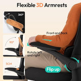 MINILIVE Mesh Office Chair, 300 lb Ergonomic Desk Chair with Flip Arms