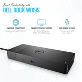 WD19S Dell Docking Station Dual Monitor - Dock Station with 180W + USB Type