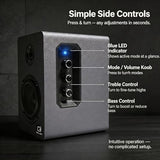 60W Desk Speakers for PC, Bluetooth 5.3 DSP, 24-Bit Optical, USB-C/AUX, Silk-Dome Tweeter, Carbon-Fiber Driver, for Laptop