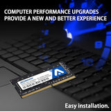 DDR4 32GB Kit (2x16GB) 3200MHz (or 2933MHz or 2666MHz) PC4-25600 CL22 1.2V Unbuffered Non-ECC SODIMM 260-Pin Laptop Notebook PC Computer Memory Module Ram