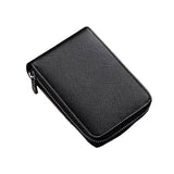 HBJWOV Men Genuine Leather Wallet Blocking Credit Card Holder Male