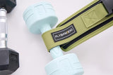 FLYBAMBOO Hip Thrust Belt for Dumbbells,Booty Belt for Hip Thrust Slip-Resistant Padding Green