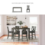 Signature Design by Ashley Caitbrook Casual Counter Height Dining Table and Upholstered Bar
