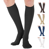 ABSOLUTE SUPPORT Made in USA - Compression Knee High for Women & Men 20-30mmHg - Graduated Support Opaque Compression Socks for Swelling, Pregnancy, Leg Pain - Black, Medium - A105BL2