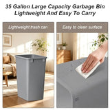 MODCART 35QT Kitchen Trash Can, 9-Gallons Garbage Waste Recycling Bin