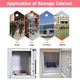 Mobile Phone Locker Box - 40 Door Steel Cell Phone Storage Cabinet with Locks and Keys for Office