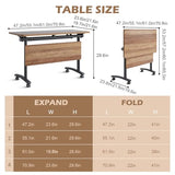 Aethelwyn Modular Folding Conference Table with Wheels