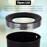 Magic 16 Gallon (60L) Open Top Trash Can – Round Commercial Trash Can
