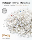 Locksworth-200-sheet Micro-Cut Paper Shredder, P-5 High Security Shredders for Home Office Heavy Duty, Document Shredder, Home Office Heavy Duty Shredder, 8.5 Gallon Capacity