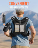 Renoj Weighted Vest for Women Men: Available in 6lb/8lb/10lb/11lb/12lb/14lb/16lb/20lb Fixed Weights for Walking, Running, Training, Exercise, Weight Loss
