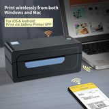 Bluetooth Thermal Shipping Label Printer – Wireless 4x6 Shipping Label Printer, Compatible with Android