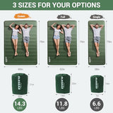 Elegear CumbreX™ Air & Foam Self Inflating Sleeping Pad, Built-in Electric Pump 4" Ultra-Thick Memory Foam Camping Mattress with Pillow Double Camping Pad 4-Season R-Value 9.5 Camp Mat - Gueen