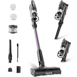 Candy Cordless Vacuum Cleaner,45Mins Vacuum Cleaners for Home,Stick Vacuum,Strong Suction,Removeable Battery,Anti-Tangle,One Click Clean,Lightweight