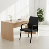 SLKJChr Leather Office Guest Chair, Guest Conference Room Chair, 600 LBS Capacity High Back Reception Chair