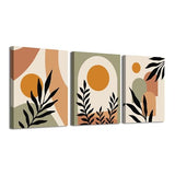 daktenn Boho Wall Art Set of 3 Matisse Wall Art Minimalist Wall Art Abstract Geometric Prints for Bathroom Bedroom Living Room 18"x24"x3 Panels